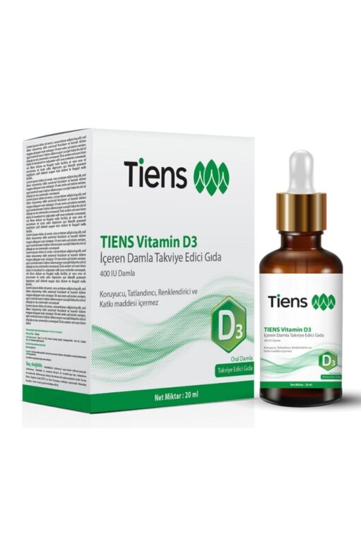 D Vitamini İçeren Damla Takviye Edici Gıda